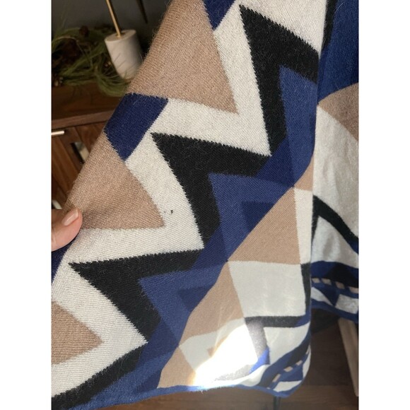 Peruvian Connection Baby Alpaca Wool Roll Neck Baluran Poncho Cape Shawl $369 - Picture 6 of 9